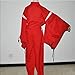 New INUYASHA Bright Red Kimono Costume Cosplay Uniform Anime Cosplay Clothes