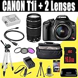 Canon EOS Rebel T1i 15.1 MP CMOS Digital SLR Camera with EF-S 18-55mm f/3.5 ....