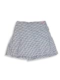 Mulberribush - Girls Flannel Skort, Navy, White