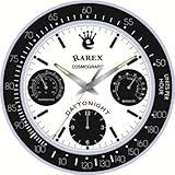 ロレッ○スではありません(笑)。デイトナ風ウォールクロックの登場です！【RAREX★ラリックスウォールクロック★DAY TO NIGHT】