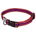 Animal Planet Quick Snap Cushy Pet Collar 3/4-in Medium (13-in to 20-in) Red/Purple