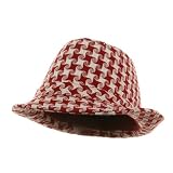 Star Trilby Fedora Hat-Red W19S63A