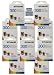 10 Pack Of Polaroid PIF-300 Instant Film for 300 Series Cameras + DBRoth Micro Fiber Cloth