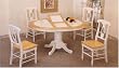 Natural 5 Piece Oval Dining Set By Coaster Furniture