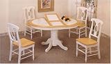 Natural 5 Piece Oval Dining Set By Coaster Furniture