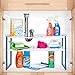 Stalwart Adjustable Under Sink Shelf Organizer Unit