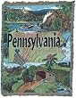 Pennsylvania "The Keystone State" Tapestry Throw Blanket 50" x 60"