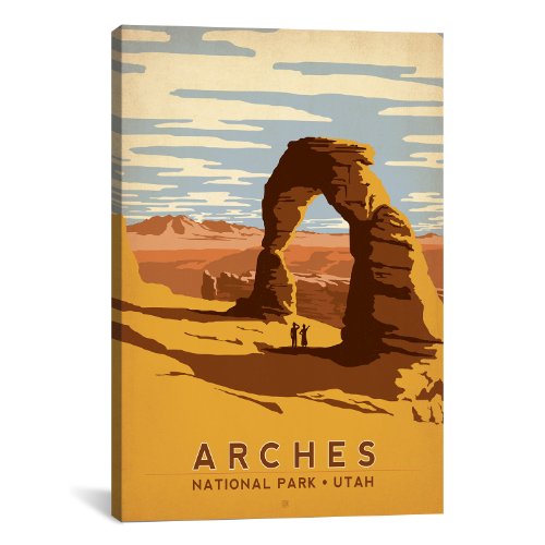 iCanvasART Arches National Park, Utah Canvas Art Print by Anderson Design Group, 18 by 12-Inch