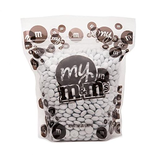 White M&M'S Bulk Candy Bag (5lb)