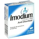 Imodium A-D Anti-Diarrhea, 24-Count Caplets (Pack of 3)