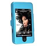 Aluminum Case w/ Belt Clip for iPod Touch, Metallic Blue