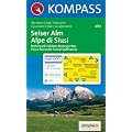 Seiser Alm / Alpe di Siusi 1 : 25 000: Naturpark Schlern-Rosengarten / Parco naturale Sciliar-Catinaccio. Wandern / Rad / Skitouren. Mit Panorama. GPS-geeignet
