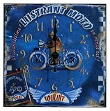 French Retro Chic Design 8" Wall Clock - Lustrant Moto
