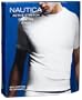Nautica Men's 2-Pack Stretch Crew Tee, White, Medium
