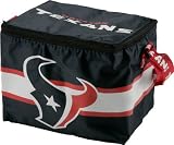Houston Texans Lunch Bag: 6 Pack Zipper Cooler