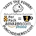 Punch'd Natural Caffeine Energy Gummies, Sample 1 Pack (8 Gummies)