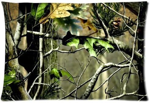 Generic Realtree Camo Camouflage Rectangle Custom Personalized Zippered Decorative Soft Pillow Cases Cover 20"x30" (Twin sides)