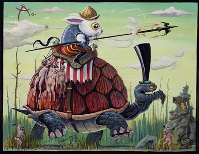 Joe Vaux Season of the Rabbit Wooden Jigsaw Puzzle