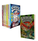 Captain Underpants 11 Books Set Collection (Captain Underpants and the terrifying return of tippy tinkletrousers, The Adventures of Captain Underpants, Captain underpants and the attack of the talking toilets, etc)
