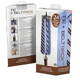 24 OVERDOOR TIE BELT RACK by Get Organized