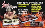 Larry The Cable Guys LTG1 Ready-to-Use Portable BBQ Grill, Party Size