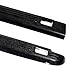 Westin Wade 72-01101 Truck Bed Rail Caps Black Ribbed Finish with Stake Holes for 1988-1998 Chevrolet GMC 1500 2500 3500 with 8ft bed (Set of 2)