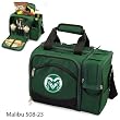Colorado State Rams Malibu Insulated Picnic Shoulder Pack/Bag - Hunter Green w/Digital Print