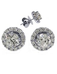 1.25 Carat Brilliant Round Diamond Stud Earrings