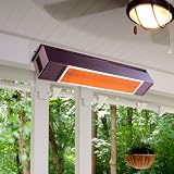 Sunpak Black 25,000-34,000 BTU Infrared Patio Heater