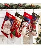 Personalized Vintage Handcrafted Needlepoint Stockings