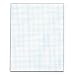 TOPS Quadrille Pads, 5 Squares per Inch, 8.5 x 11 Inches, Medium Weight, 50 Sheets per Pad, 12-Count, White, (3315)