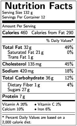 Elis Original Plain Cheesecake, 56 Ounce -- 4 per case.