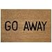 Kempf Go Away Doormat, 16 by 27 by 1-Inch