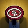 San Francisco 49ers Memory Company Art Glass Night Light NFL Football Fan Shop Sports Team Merchandise