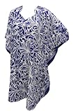 Decent Blue Col Kaftan Spleeping Night Gown Maxican Caftan Valentine gift