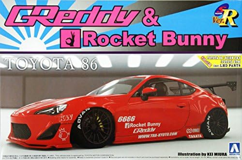 Model car BKK Aoshima 07624 TOYOTA 86 2012 Greddy &amp; Rocket Bunny Enkei Ver. 1/24 scale model car kits
