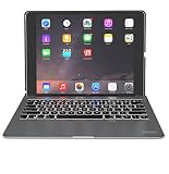 ZAGG Slim Book Case, Ultrathin, Hinged with Detachable Backlit Keyboard for iPad Pro 12.9 - Black (ID7ZF2-BB0)