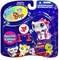 Littlest Pet Shop Assortment 'A' Series 4 Collectible Figure Hippo (Special Edition Pet!)