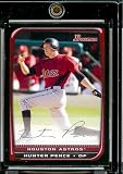 2008 Bowman # 78 Hunter Pence - Houston Astros - MLB Baseball Card in Protective Screw Down Display Case!