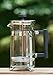 FP Coffee Maker French Press Coffee Maker w/ Glass Carafe and Sturdy Metal Frame: 34 oz (8 cup) capacity; smooth plunger, fine mesh filter, sturdy handle and frame, dishwasher safe parts.