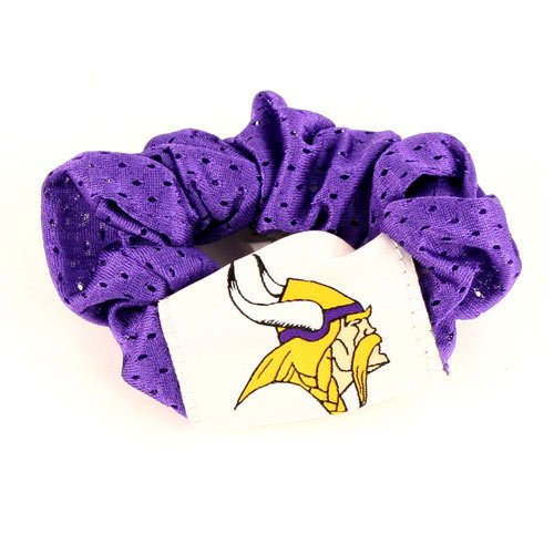 Minnesota Vikings Purple Hair Scrunchie - Hair Twist - Ponytail Holder