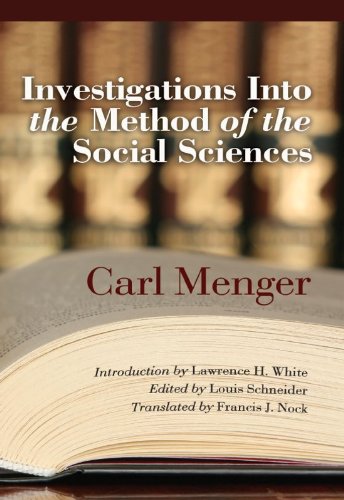 Investigations into the Methods of the Social Sciences (LvMI)