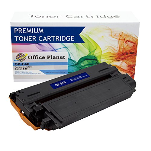 Office Planet Compatible Replacement for Canon E40 Toner Cartridge For Use With Canon PC-140, PC-150, PC-160, PC-170, PC-300, PC-310, PC-320, PC-325, PC-40, PC-420, PC-425, PC-428, PC-430, PC-710, PC-720, PC-730, PC-735, PC-740, PC-745, PC-770, PC-775, PC-785, PC-790, PC-795, PC-920, PC-921, PC-940, PC-941, PC-950, PC-980, PC-981 Printers