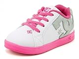 DC SHOE(ディーシーシュー) TODDLERS COURTGRAFFIK ELASTIC SE UL SN ADTS700036 WPN ホワイト/ピンク