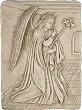 Archangel Gabriel Annunciation Wall Relief from Ghent Cathedral, Stone