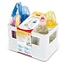 NUK 10225081 First Choice Reinigungsset mit 2 Anti-Colic Weithalsflaschen aus PP (2 x 300ml) mit Silikonsauger, BPA-frei, 1 Sp�lreiniger sowie 1 Flaschenb�rste 2in1 und Flaschenbox