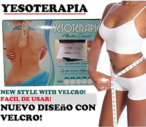 Faja De Yeso 100% Original Facil De Usar CON Velcro Yesoterapia Cinturas 82 Cm a (Up To) 95 Cm Large
