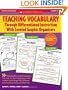 Teaching Vocabulary Through Differentiated Instruction With Leveled Graphic Organizers (Grades 4-8)