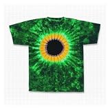 Tie Dye Mania Green Sunflower Tie-Dye Short Sleeve T
