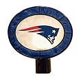 Art Glass Nightlight - Patriots (4.25 x 4.25 x 16.5")